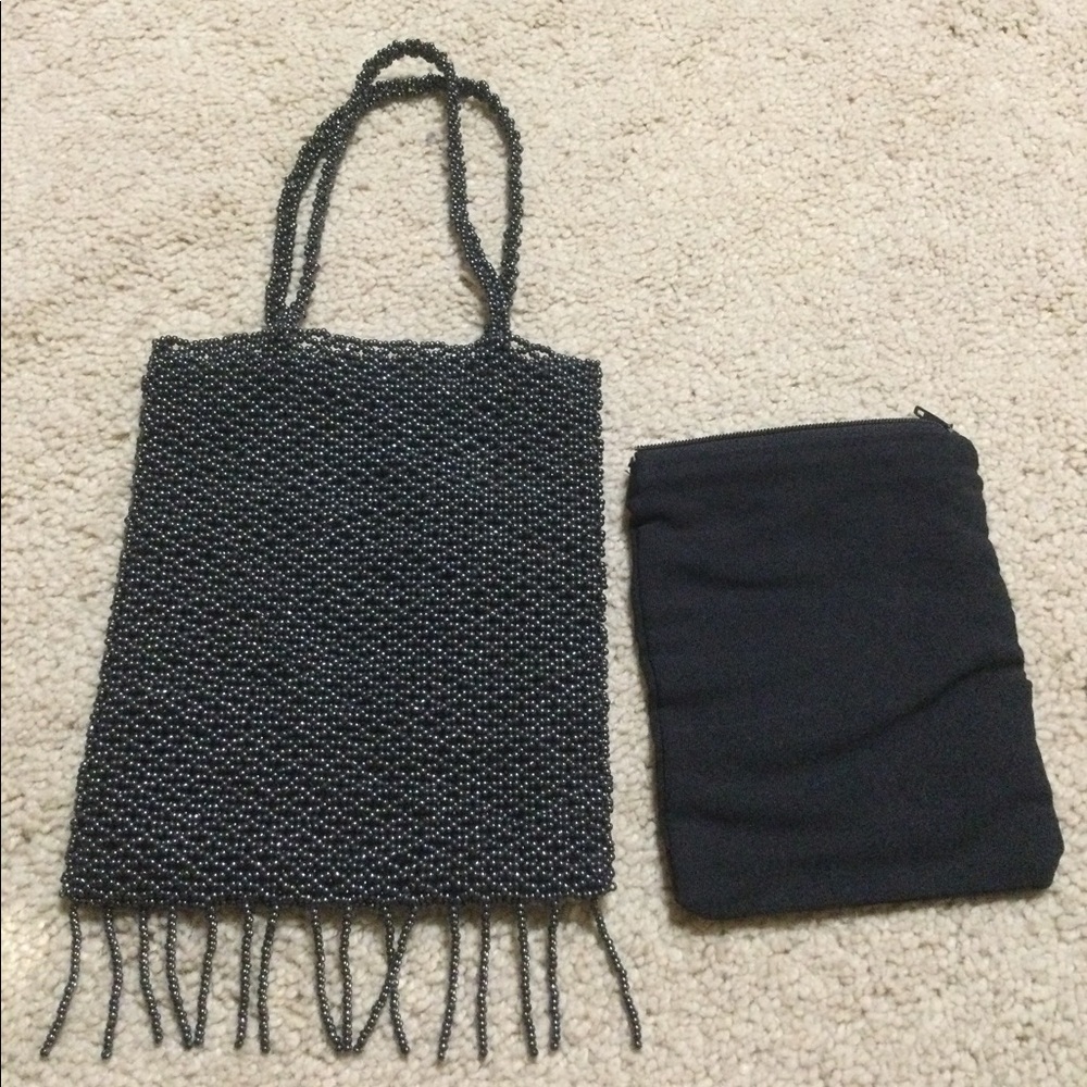 Vintage evening purse- beaded all around